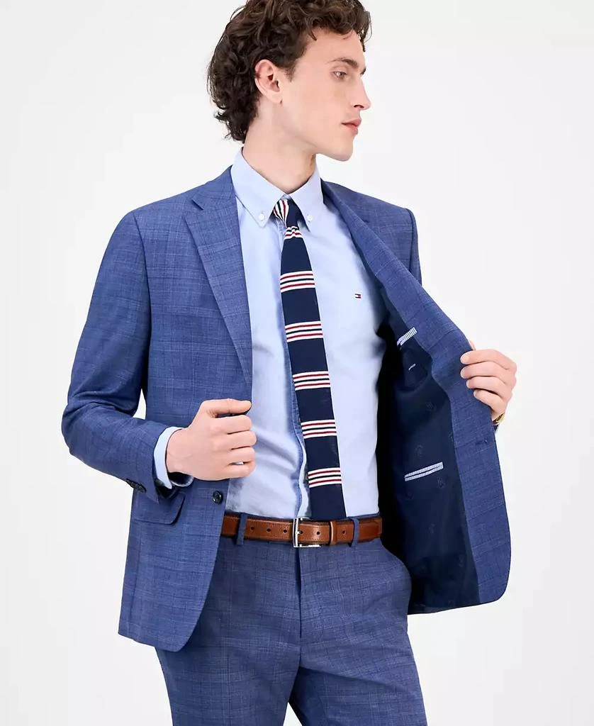 Tommy Hilfiger Men
s Modern-Fit Wool TH-Flex Stretch Suit Separates Jacket 4