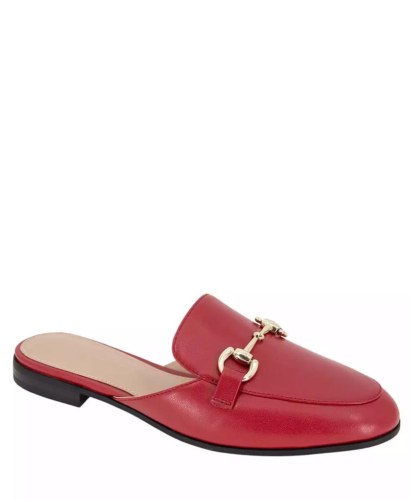 BCBG Women's Zorie Tailored Slip-On Loafer Mules