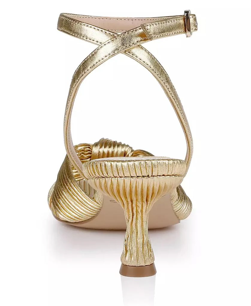 Badgley Mischka Women's True Kitten Heel Sandals 3