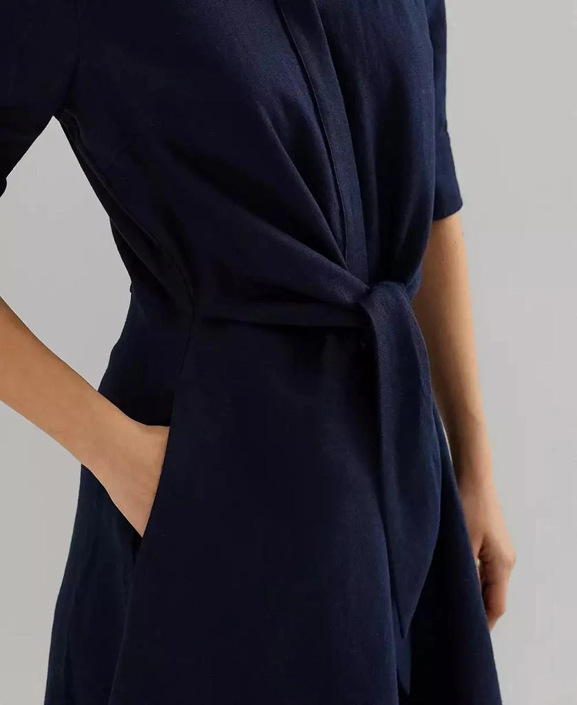 Ralph Lauren Women's 100% Linen Shirtdress 4
