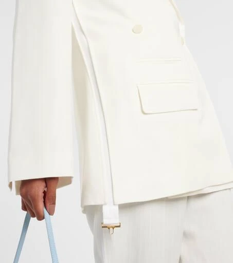 Jacquemus La Veste Tibau asymmetric blazer 5