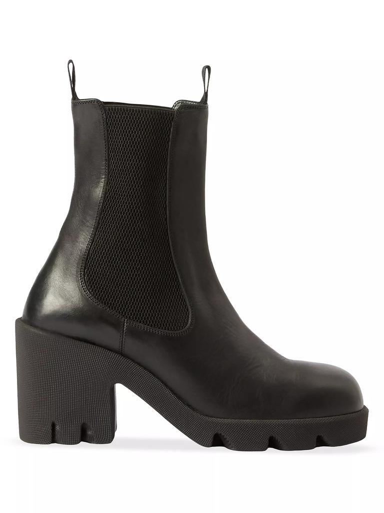 Burberry Stride Leather Chelsea Boots