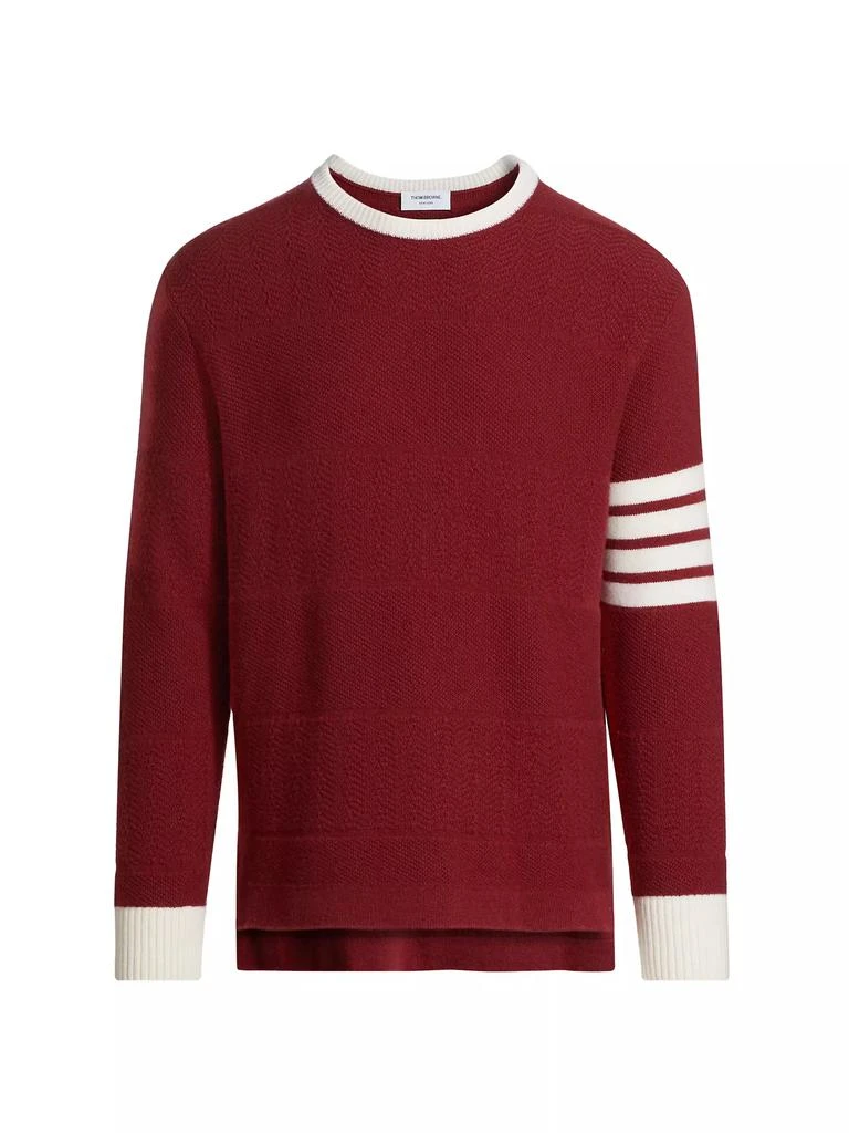 Thom Browne 4-Bar Wool Crewneck Sweater 1