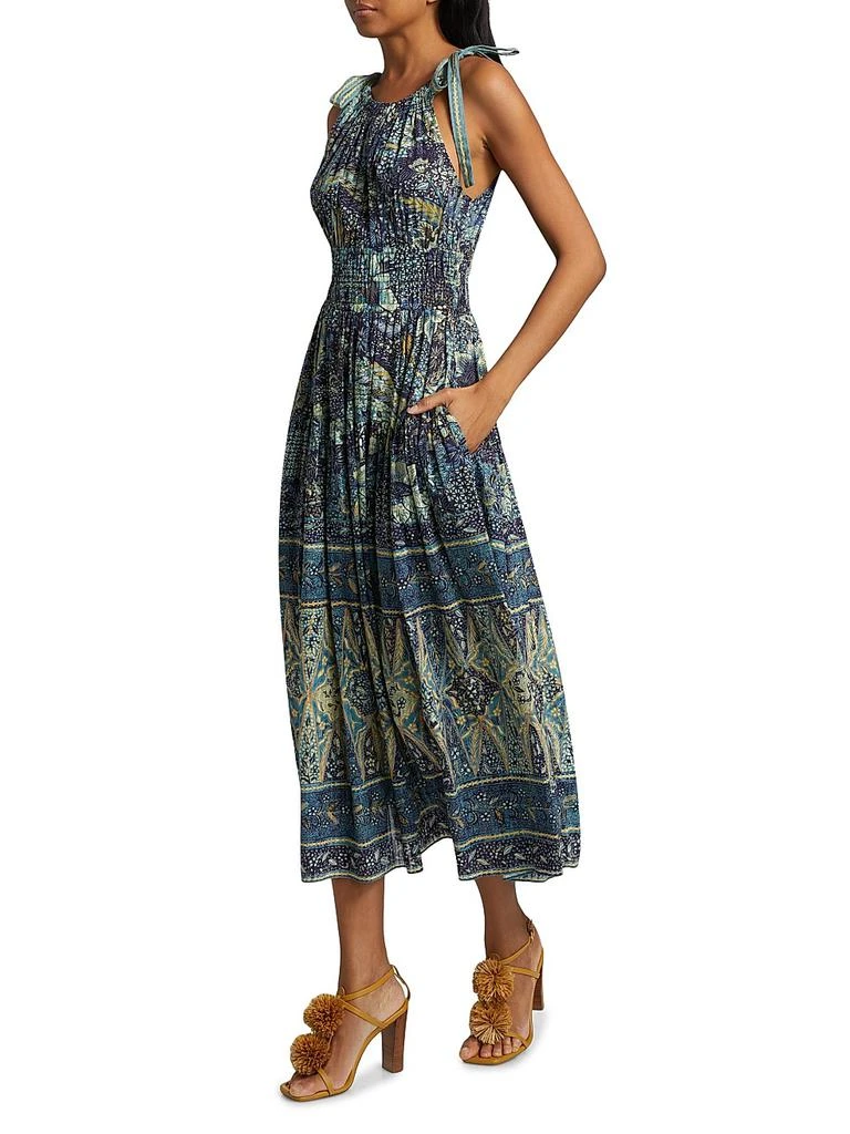 Ulla Johnson Essie Patchwork Batik Midi-Dress 2