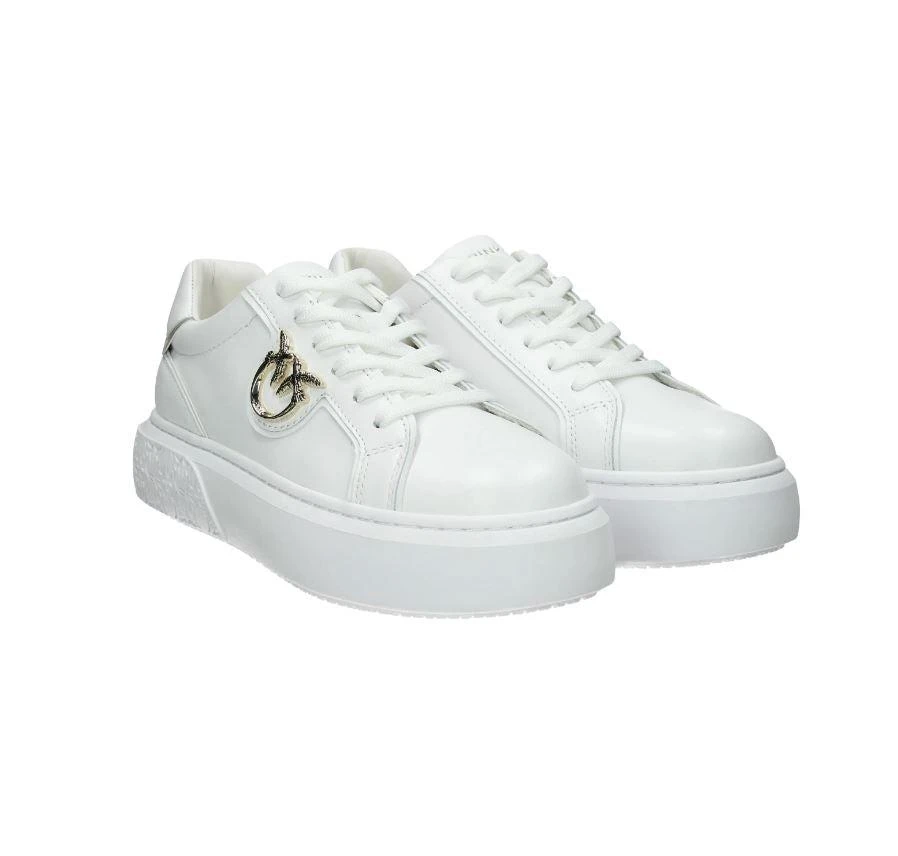 PINKO Flatform Sneakers With Gold Metal Logo 2