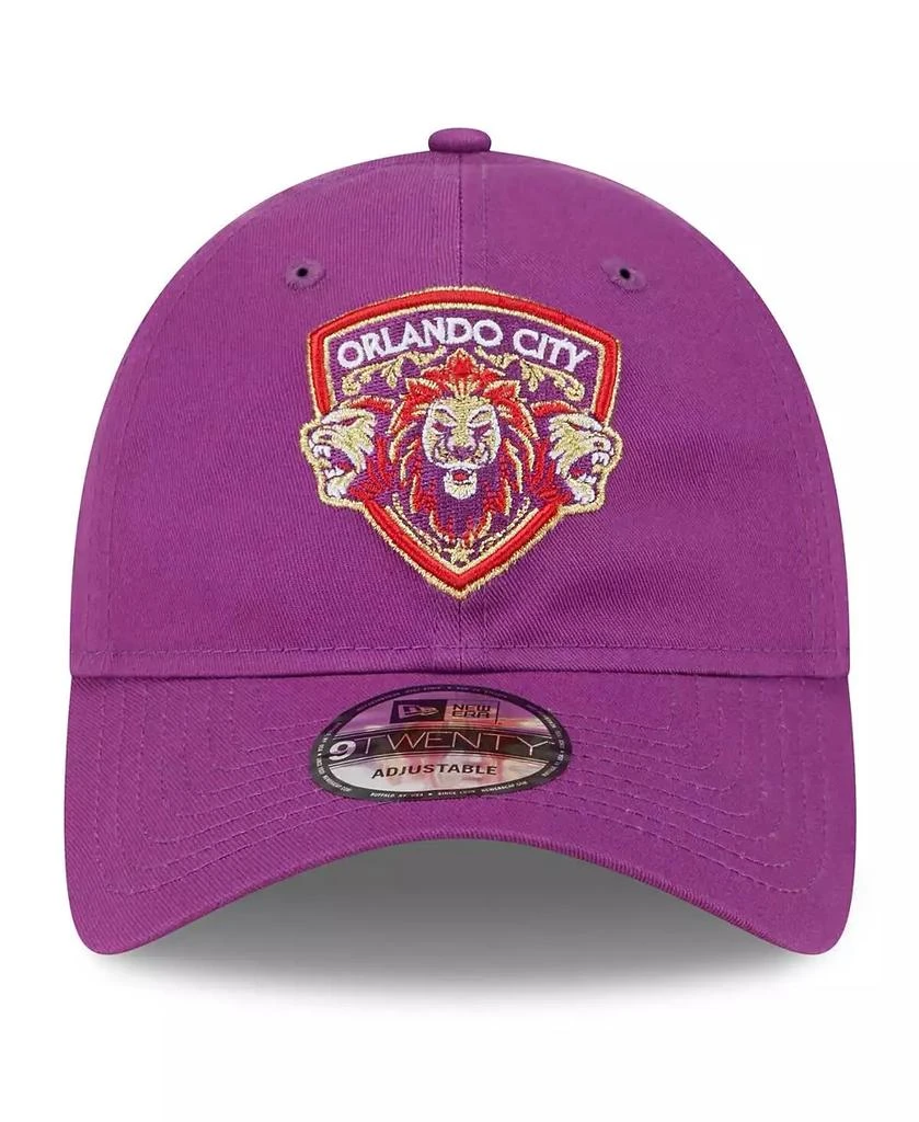 New Era Men's Purple Orlando City SC Jersey Hook 9TWENTY Adjustable Hat 4