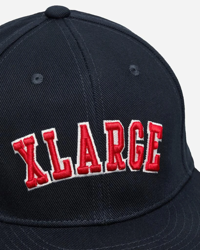 XLARGE Round Logo Snapback Cap Navy 6