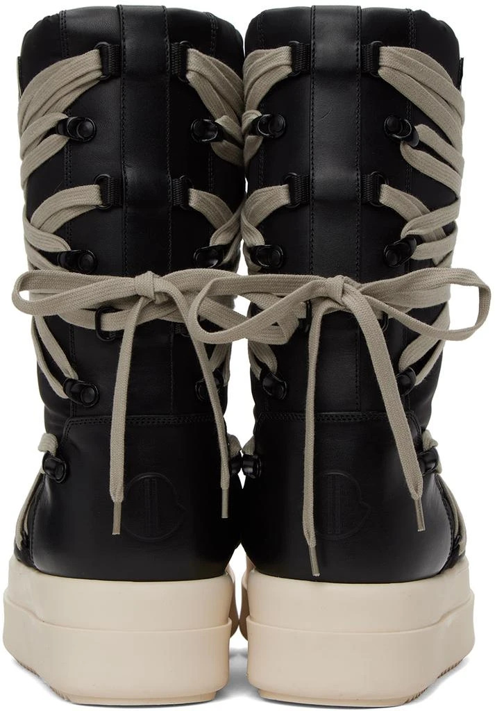 Rick Owens Moncler + Rick Owens Black Big Rocks Boots 2