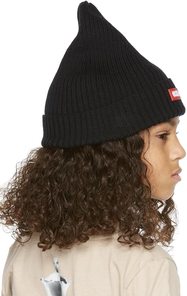 032c SSENSE Exclusive Kids Black Beanie 3