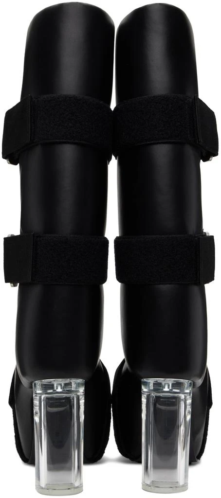 Rick Owens Black Open Splint Kiss Boots 2