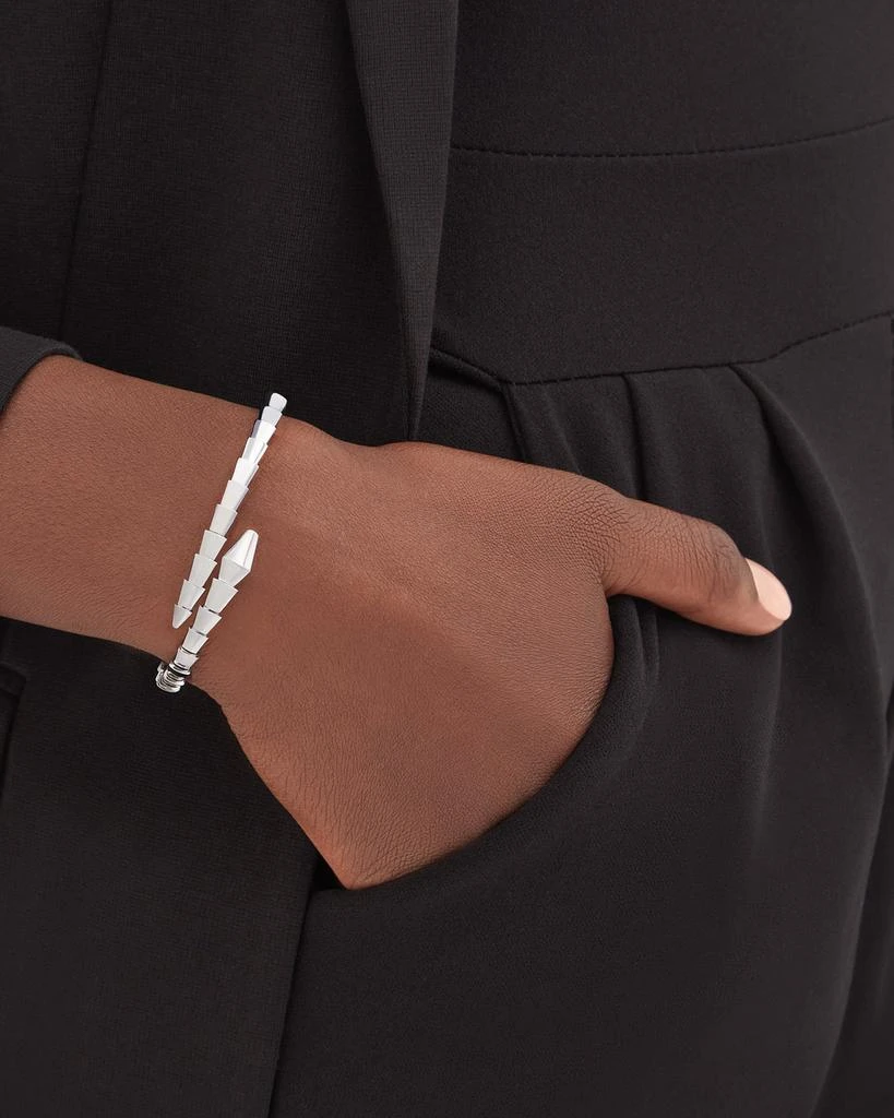 BVLGARI Serpenti Viper 18K White Gold Bracelet 2