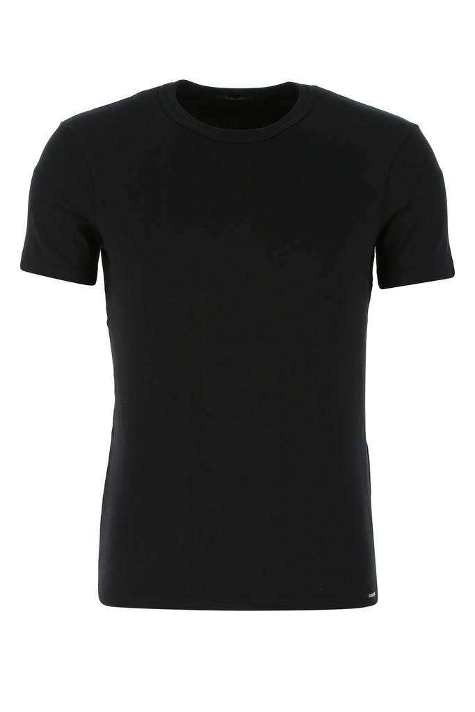 Tom Ford Black stretch cotton t-shirt