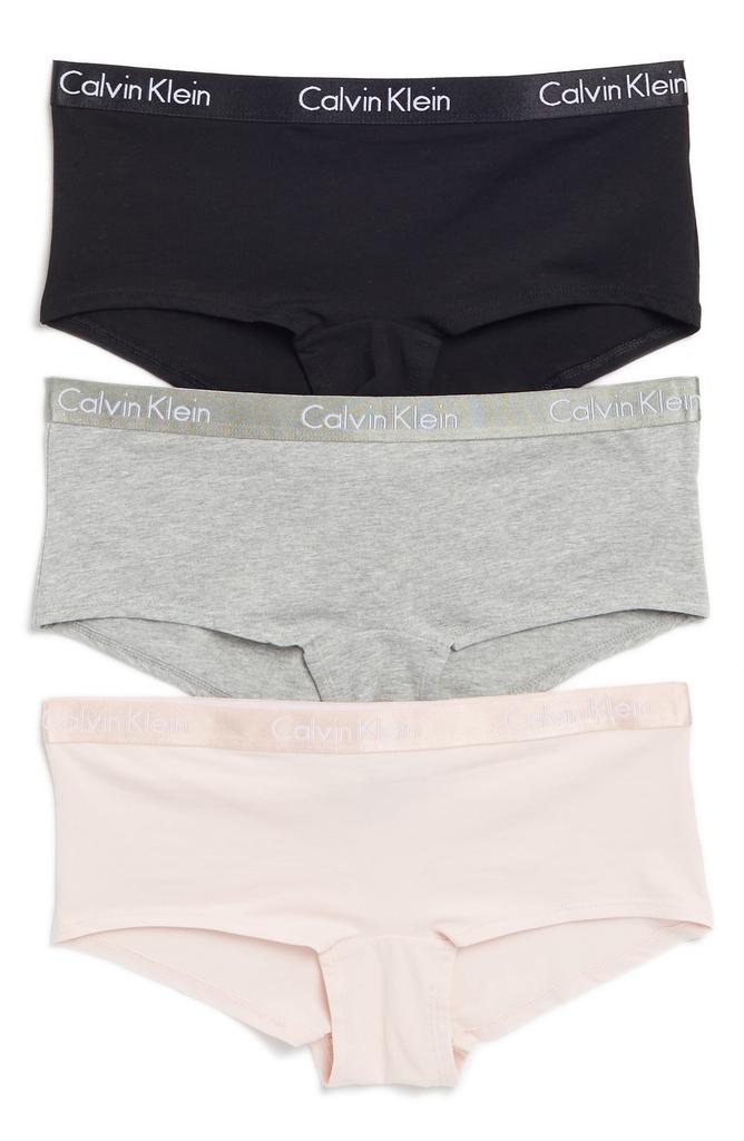 Calvin Klein Motive Cotton Boyshorts Pack of 3 Lingerie BeyondStyle