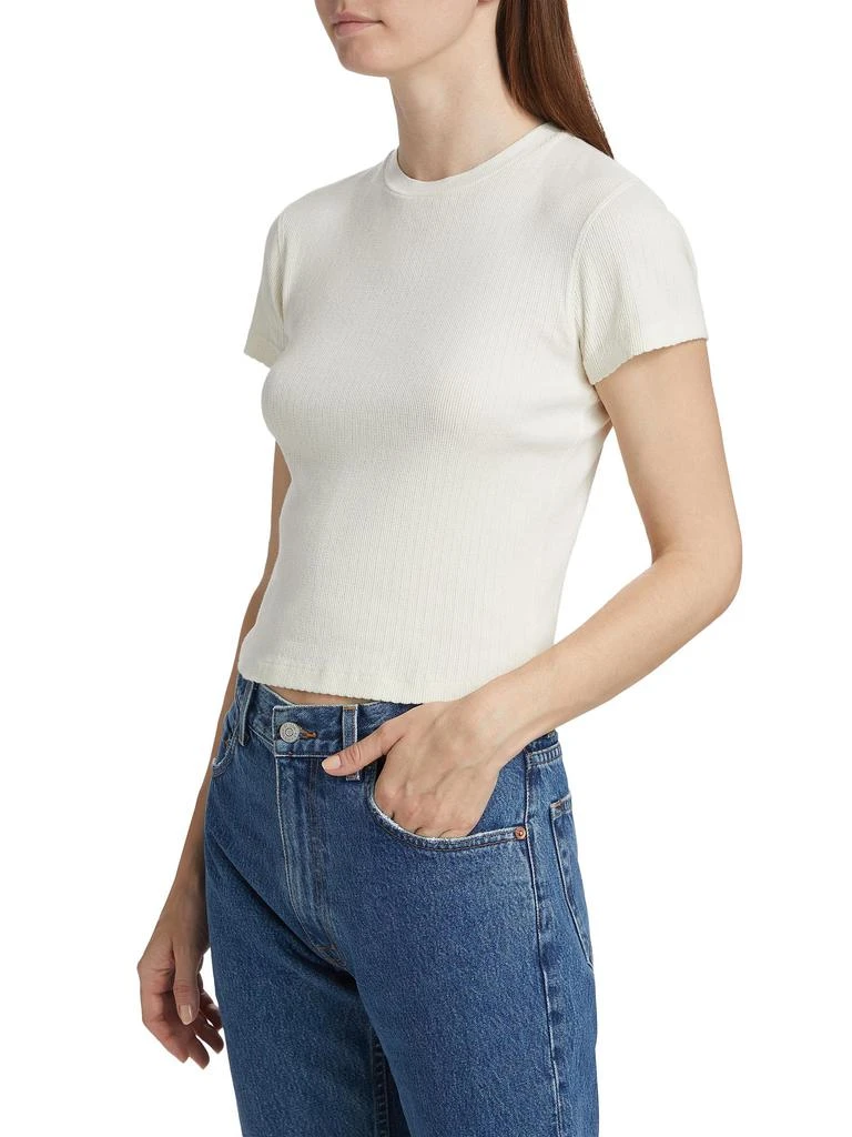 Re/Done 90s Baby Cotton Pointelle T-Shirt 3