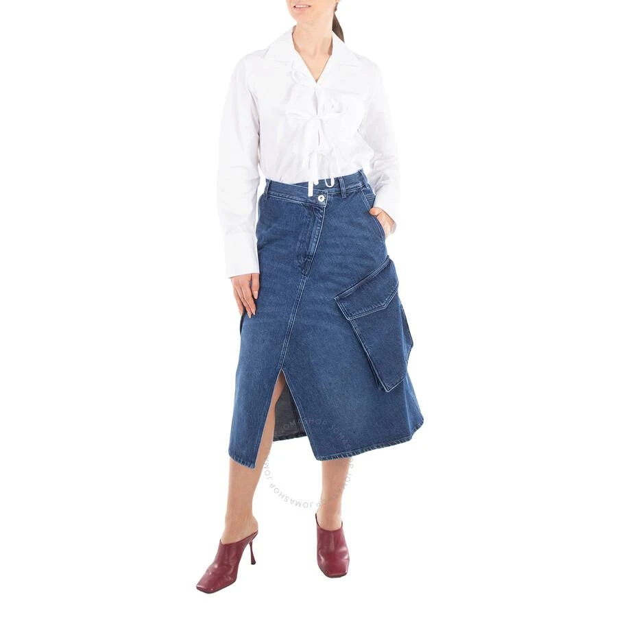 JW Anderson Bow Tie Cropped Shirt 2