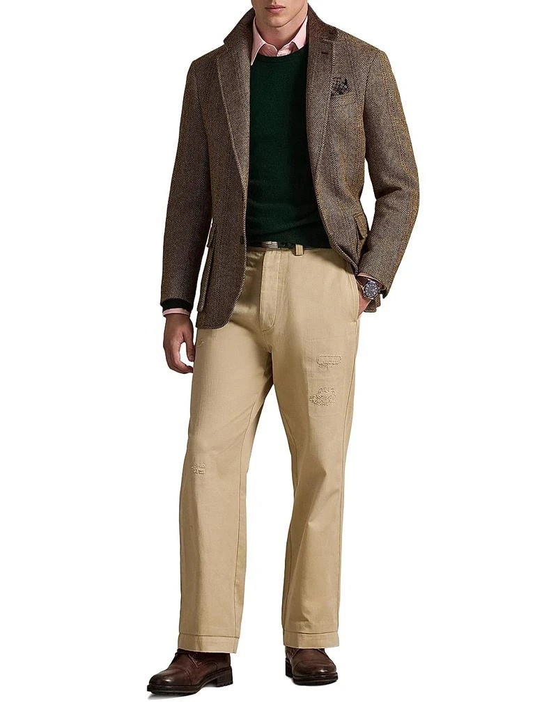 Ralph Lauren Herringbone Wool-Suede Blazer 2