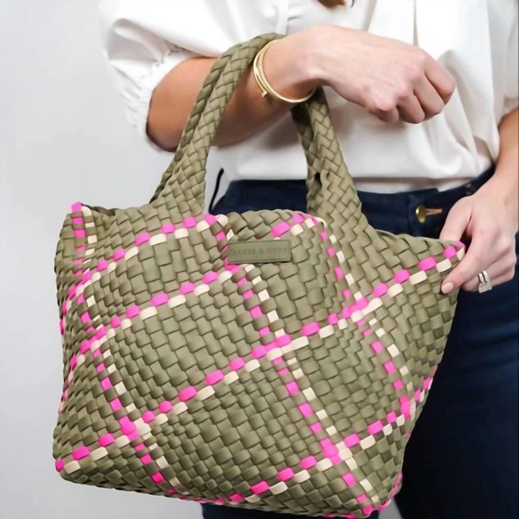 Parker and Hyde Parker And Hyde - Neoprene Woven Handbag 2