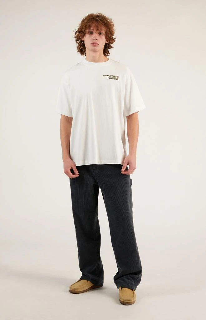 PacSun Washed Black Corduroy Baggy Carpenter Pants 1