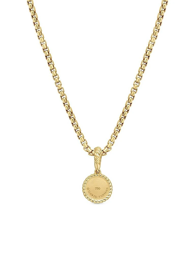 David Yurman Evil Eye Amulet in 18K Yellow Gold 4