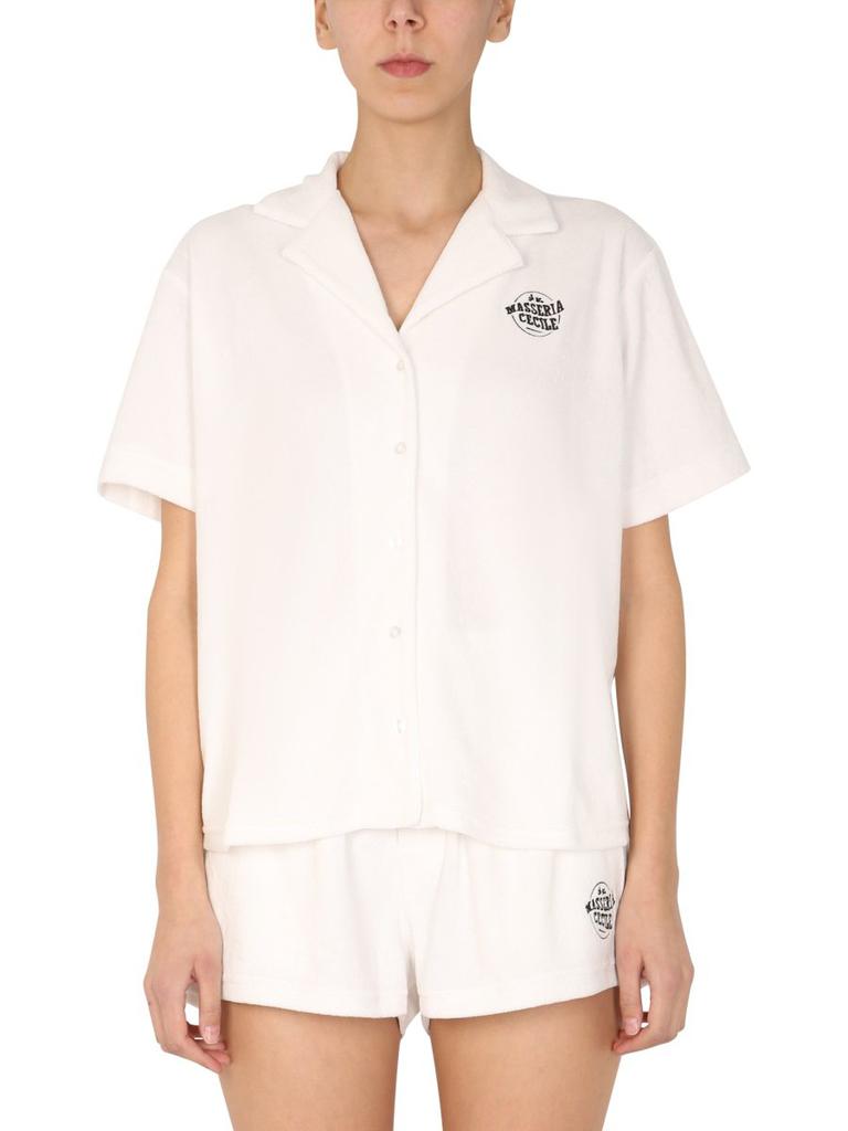 Etre Cecile Etre Cecile Embroidered Logo Shirt Top