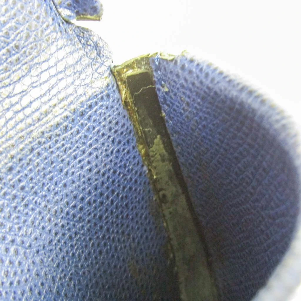 VALEXTRA Leather Coin Purse/Coin Case (Pre-Owned) 5