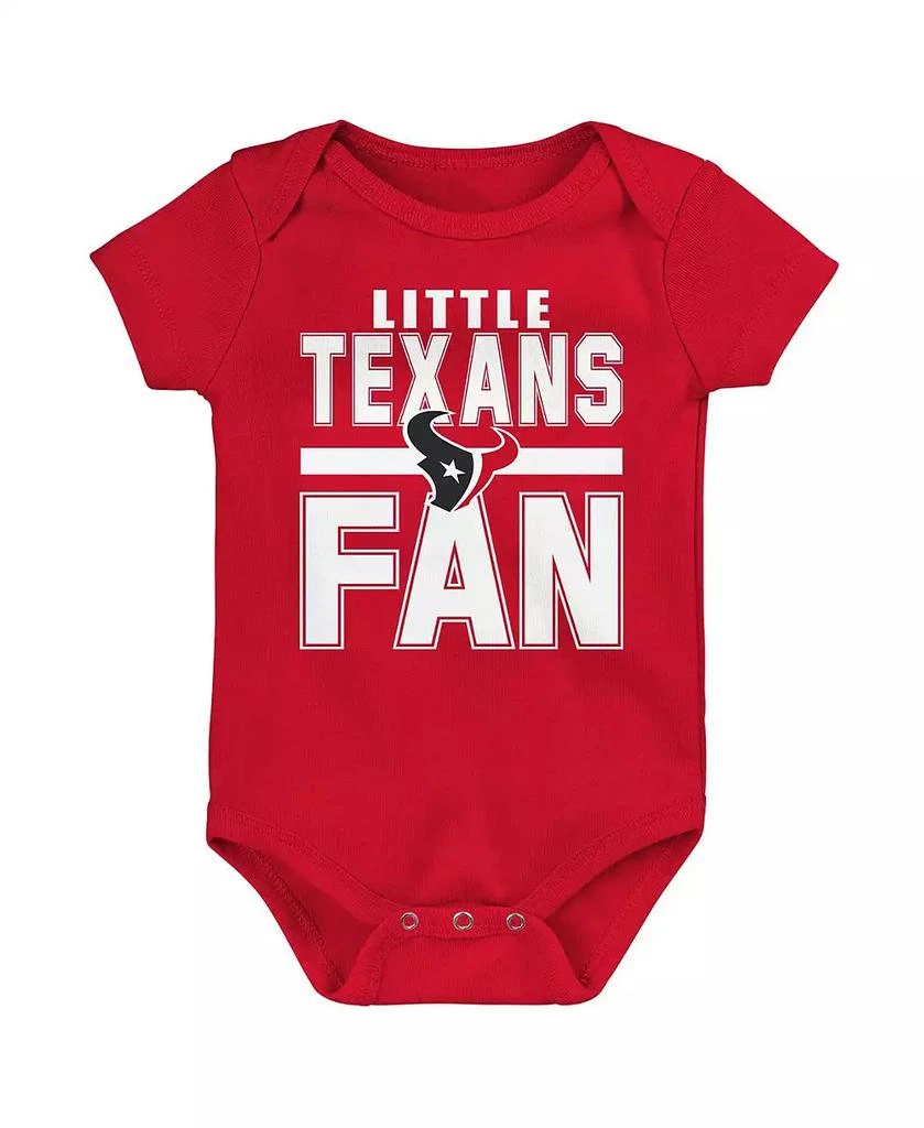 Outerstuff Newborn 3-Piece Houston Texans Little Tike Bodysuit Set 4