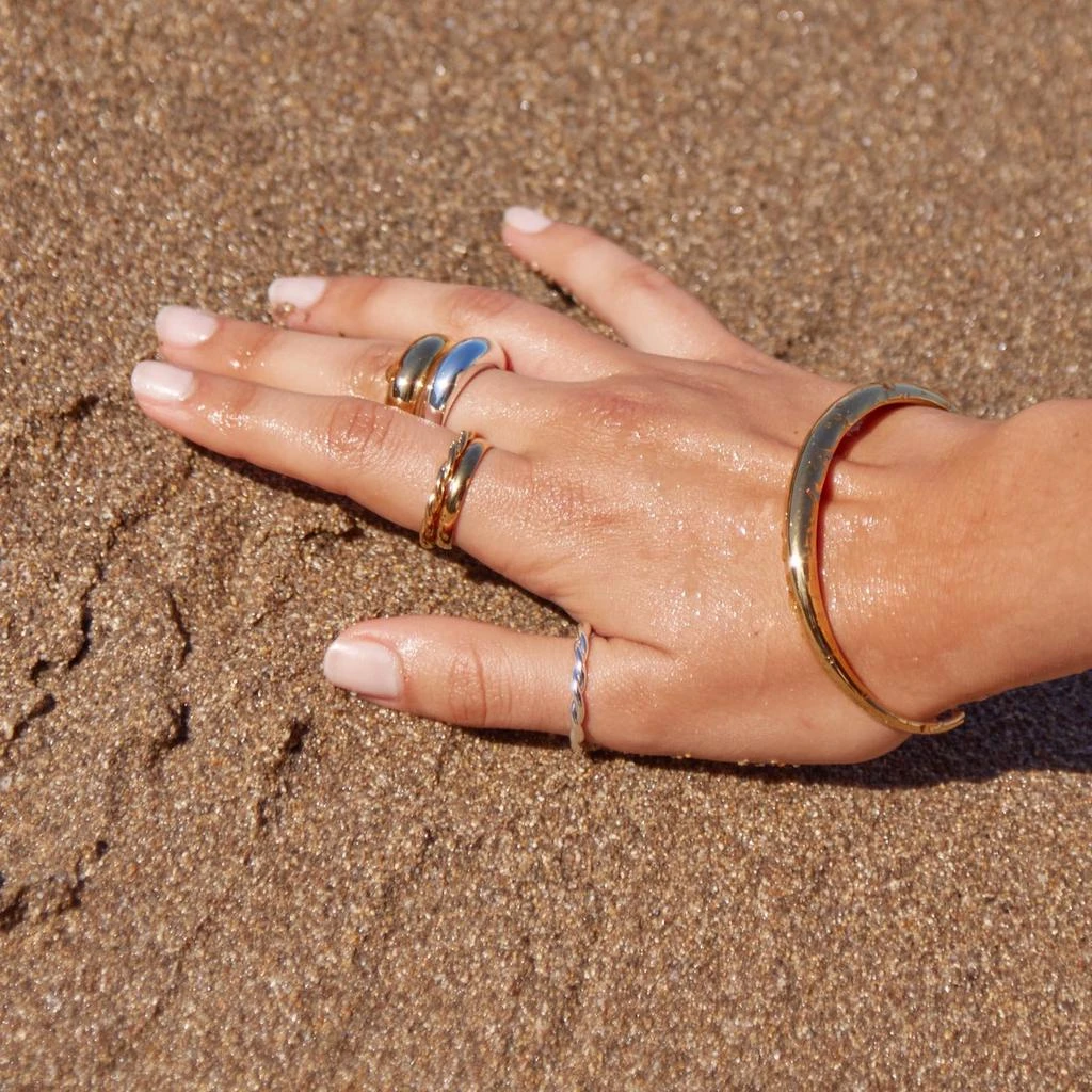 Orelia LUXE LUXE Domed Bangle 5