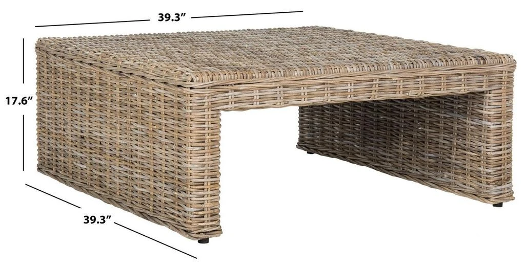 Safavieh Persis Wicker Coffee Table 5