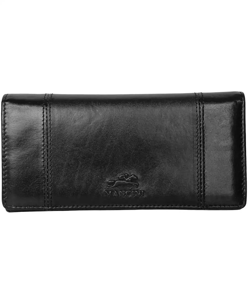 Mancini Leather Goods Pelle D
oro RFID Secure Trifold Wallet