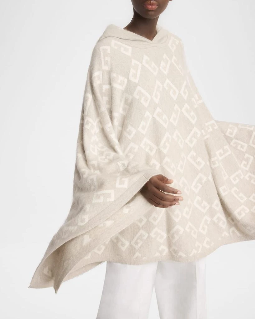 Givenchy 4G Cashmere Hooded Poncho 5