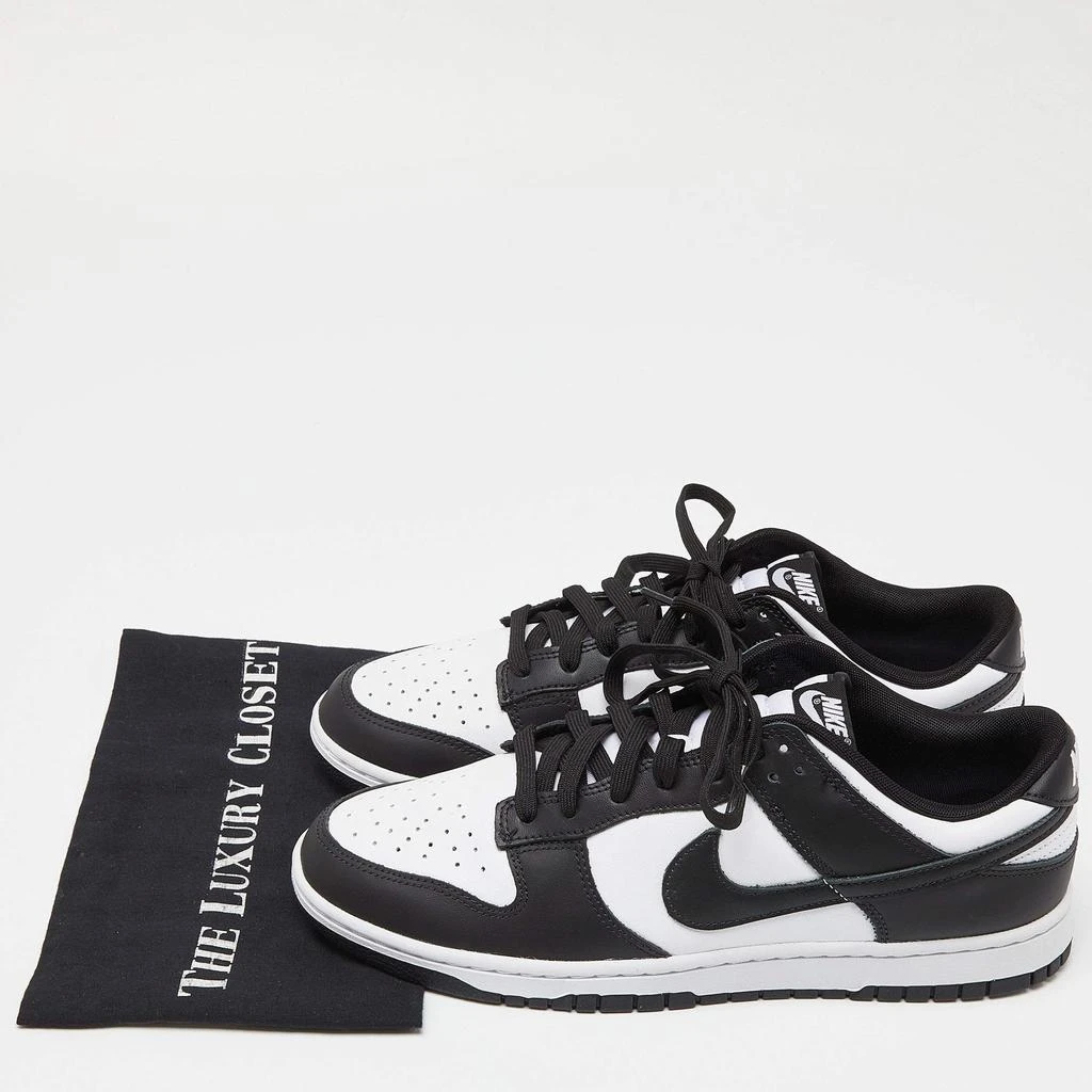 Nike Nike Black/White Leather Dunk Low Top “Panda” Sneakers Size 46 9