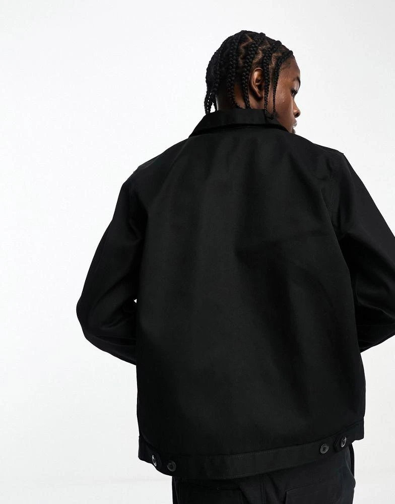 DICKIES Dickies unlined eisenhower jacket in black 2
