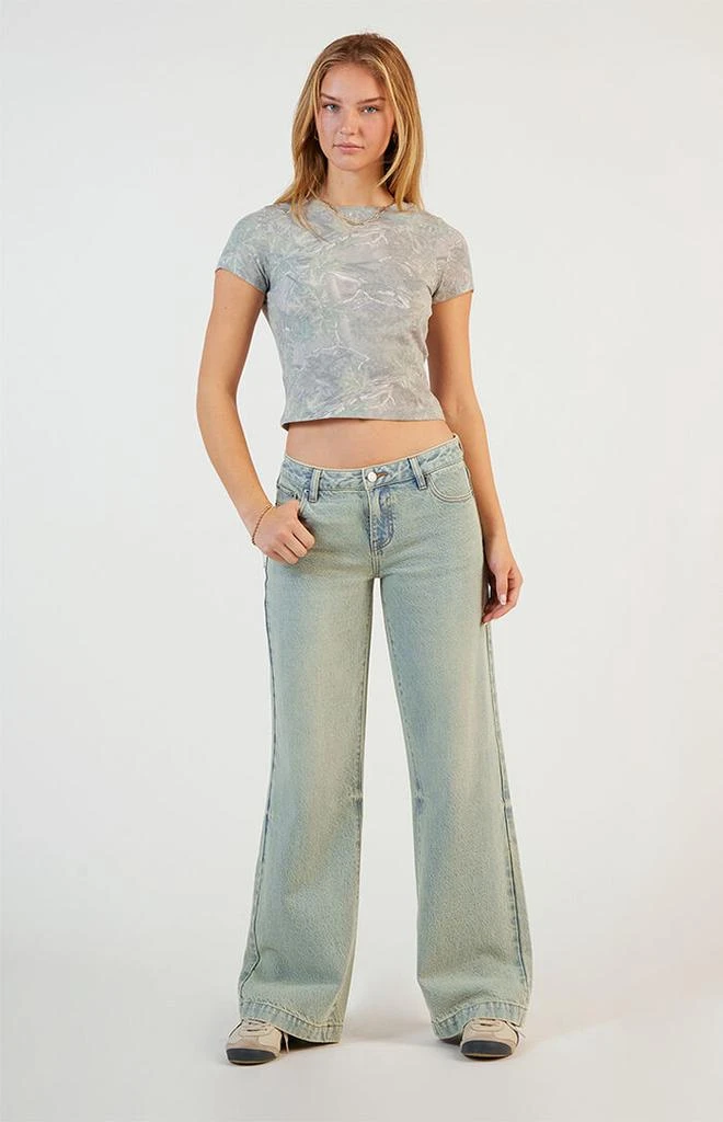 PacSun Casey Low Rise Baggy Jeans Light Indigo Washed 2