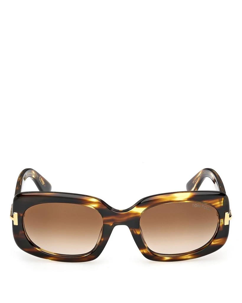 Tom Ford Icon Collection Rectangle Sunglasses, 54mm 2
