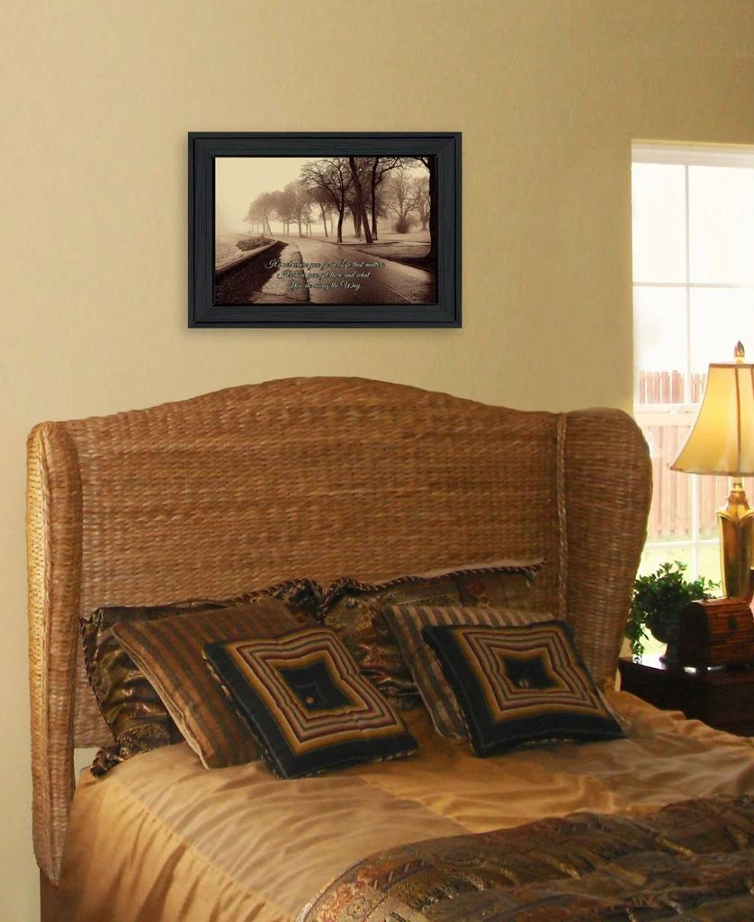 Hivvago What Really Matters Black Framed Print Wall Art 4