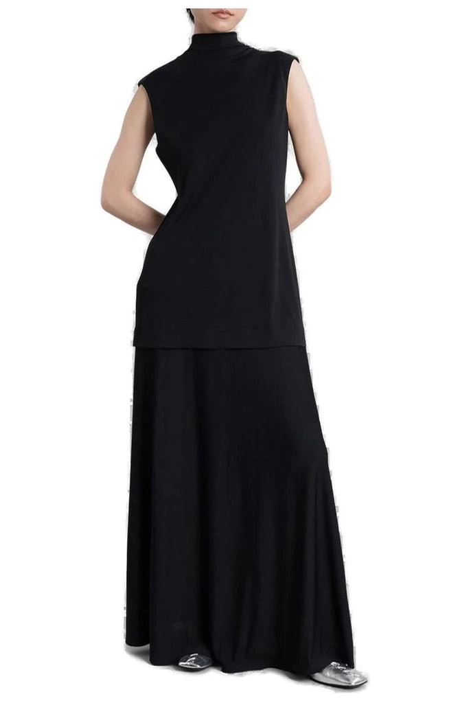 Jil Sander Jil Sander Crepe Sleeveless Maxi Dress from Cettire