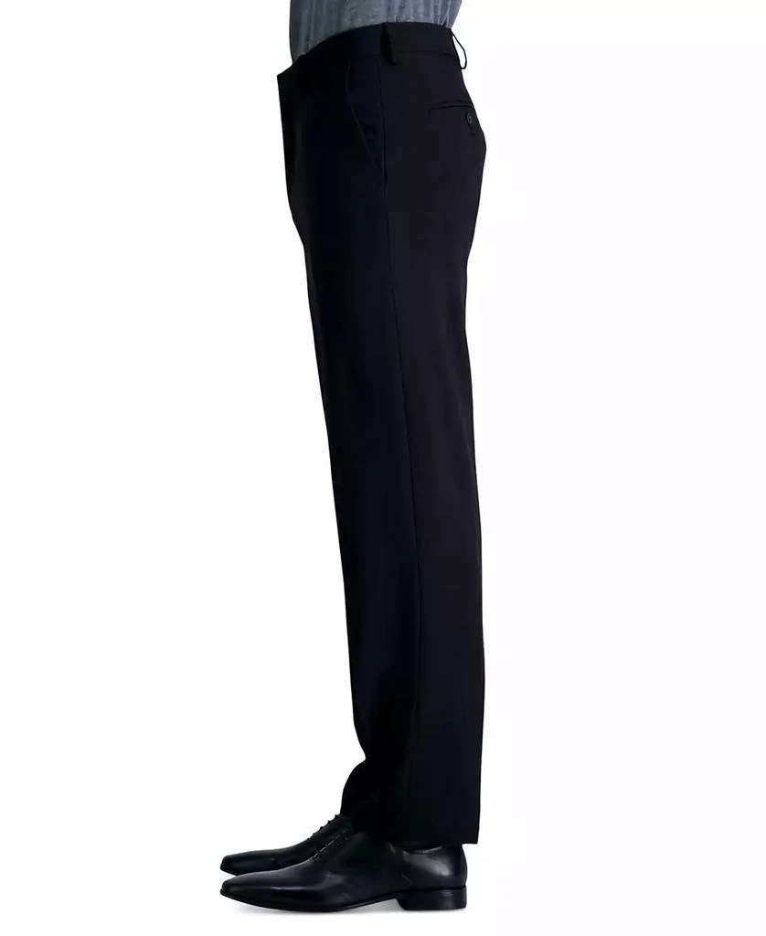 Haggar Men’s Premium Comfort Straight-Fit 4-Way Stretch Wrinkle-Free Flat-Front Dress Pants 4