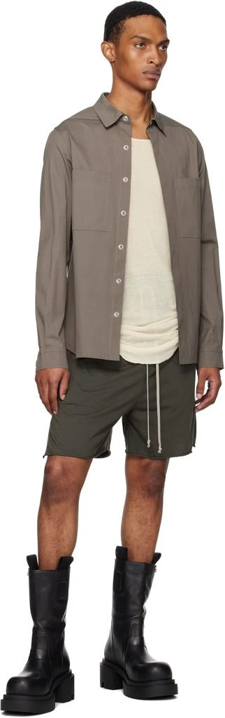 Rick Owens Gray Concordians Outer Shirt 4