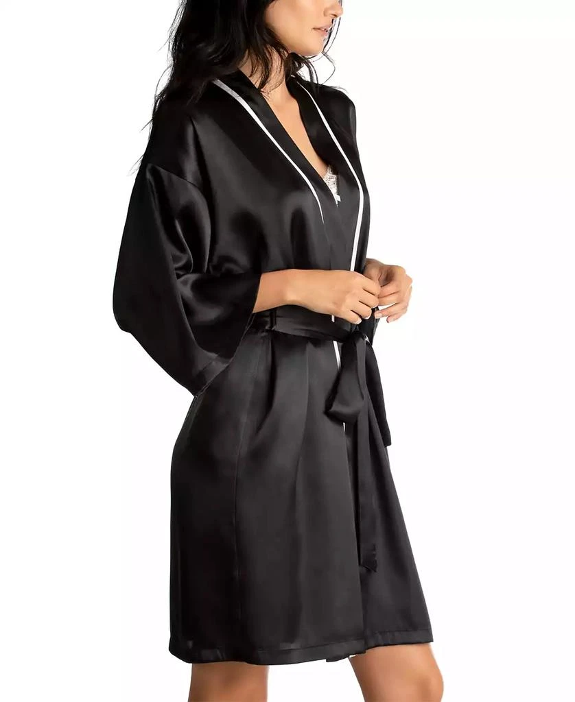 Linea Donatella Bride Satin Wrap Robe, Cami & Tap Shorts Set 3