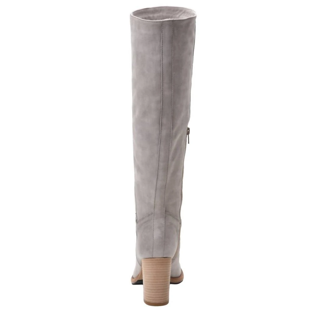 Ross & Snow Michela Weatherproof Leather Tall Boot In Morning Dove 5
