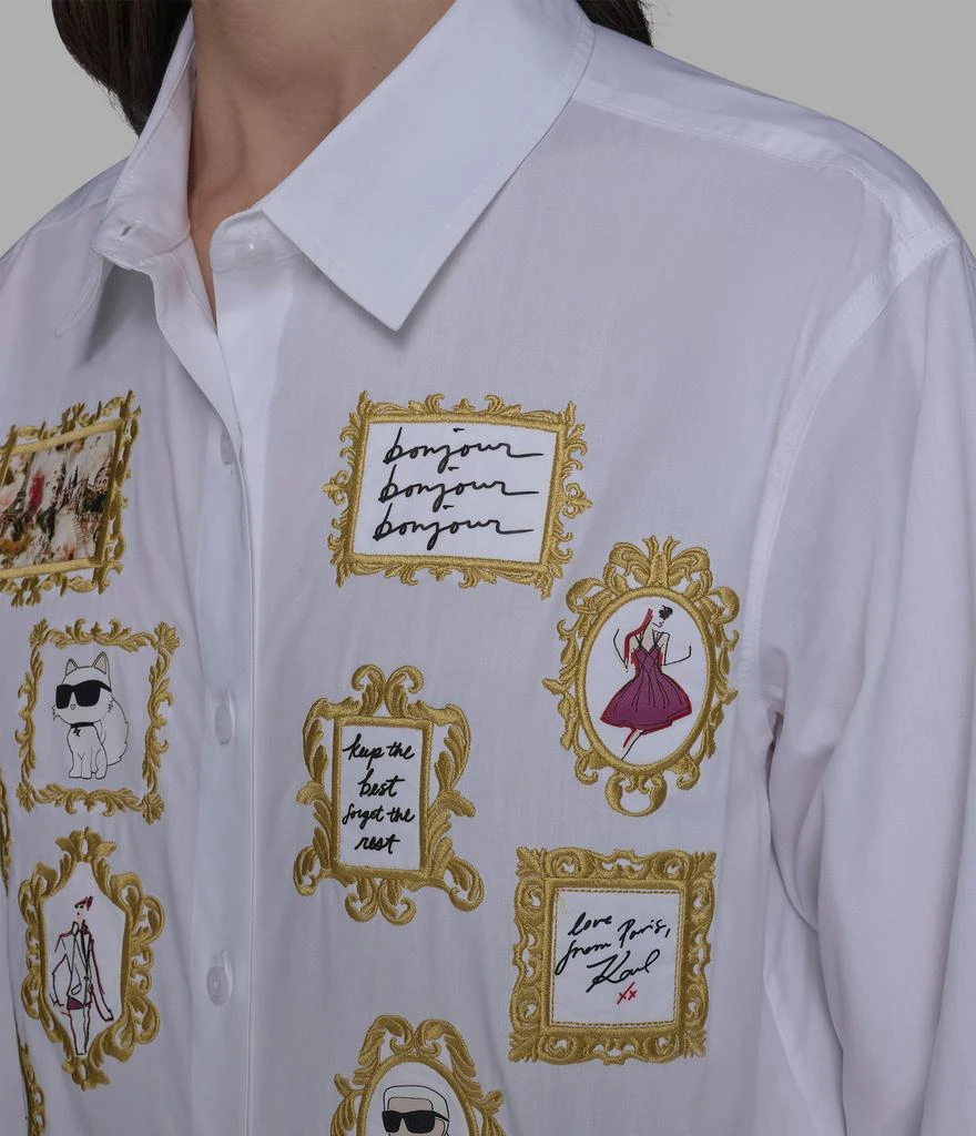 Karl Lagerfeld Paris ROCOCO POPLIN SHIRT 6