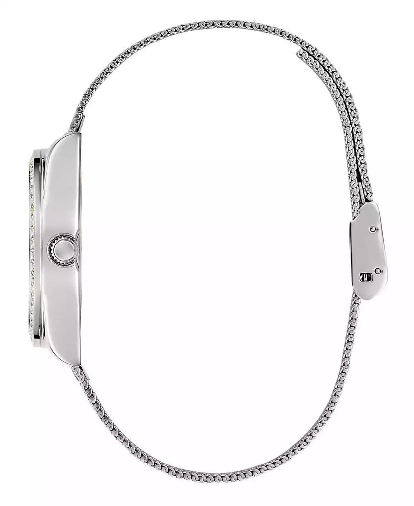 GUESS Women's Analog Silver Mesh Watch 32mm 2
