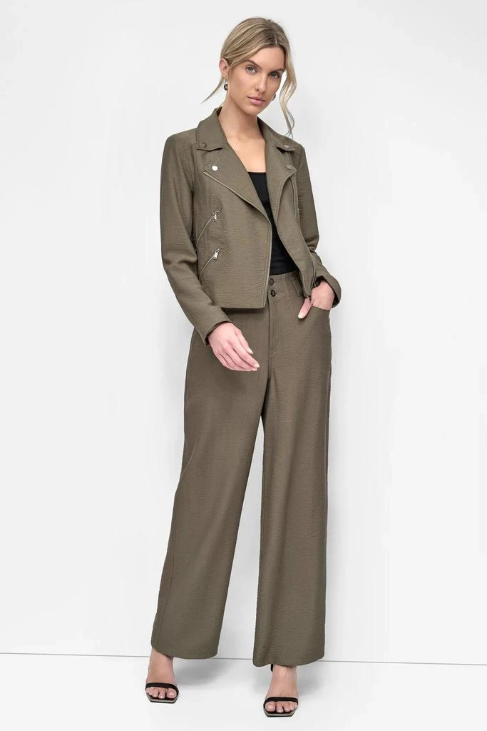 DKNY ZIPPER CRINKLE JACKET 6