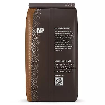 Peet's Coffee Peet's Coffee Dark Roast Whole Bean, Major Dickason's Blend, 32 oz. 7