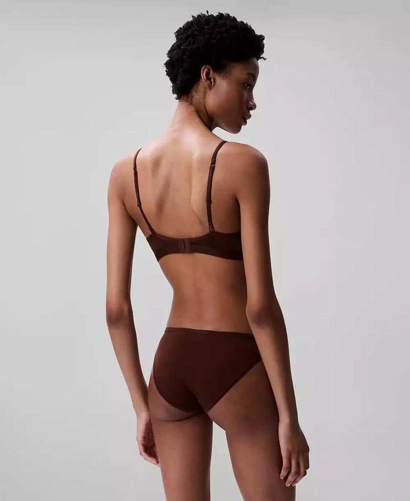 Calvin Klein Women's Form To Body Lightly Lined Triangle Bralette QF6758 4