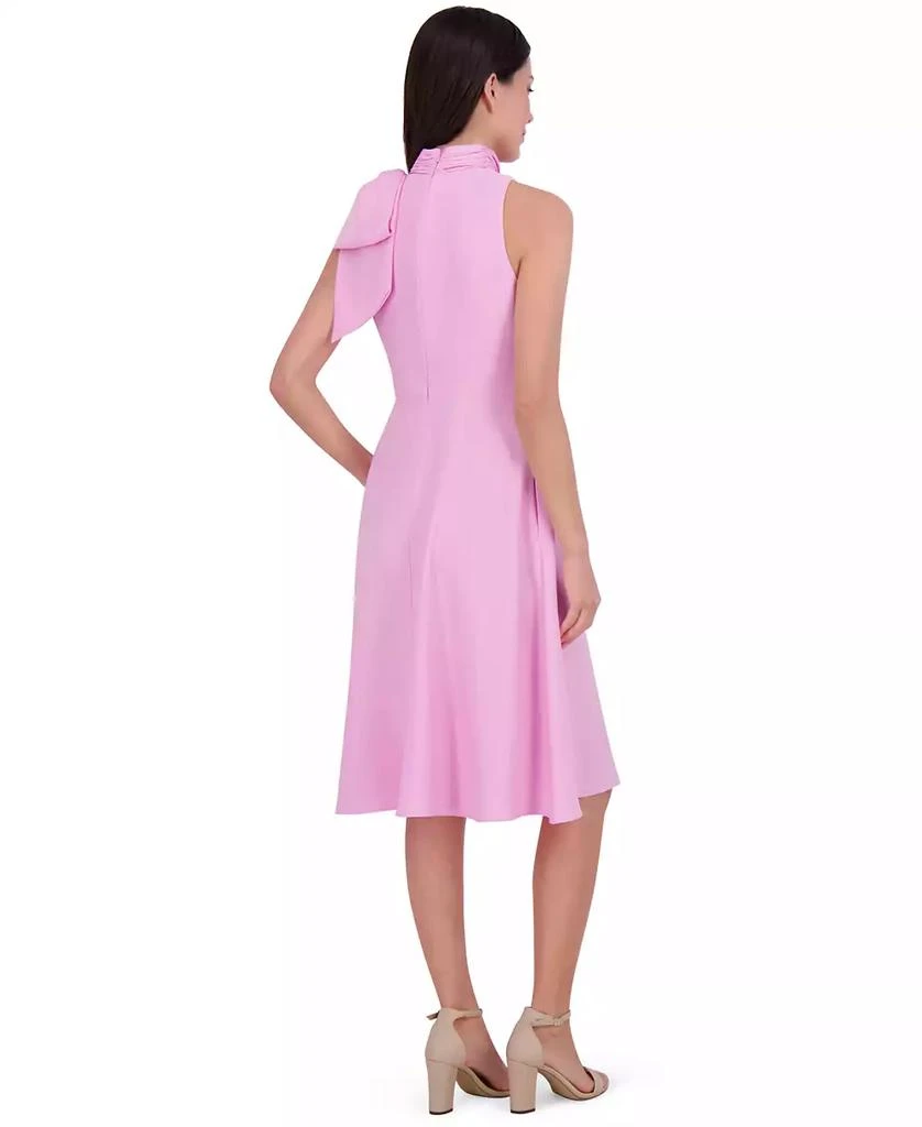 Eliza J Petite Bow Halter Midi Dress 5