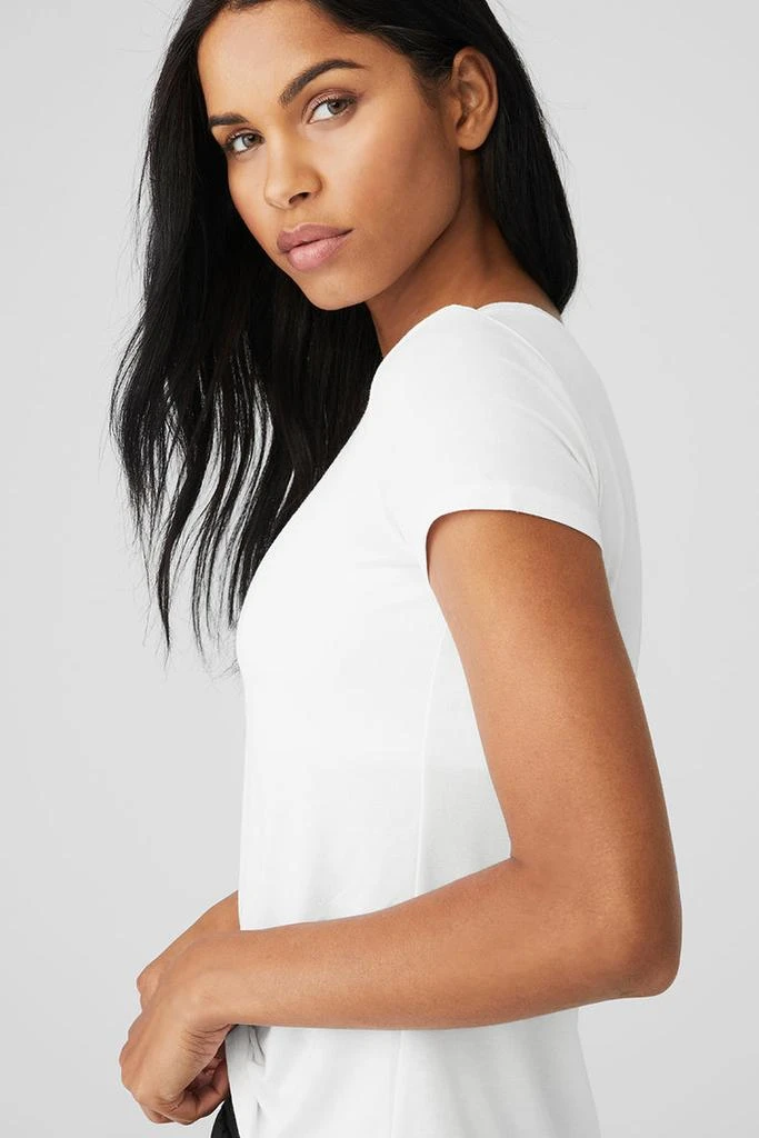 Alo All Day Short Sleeve - Lunar Grey 4