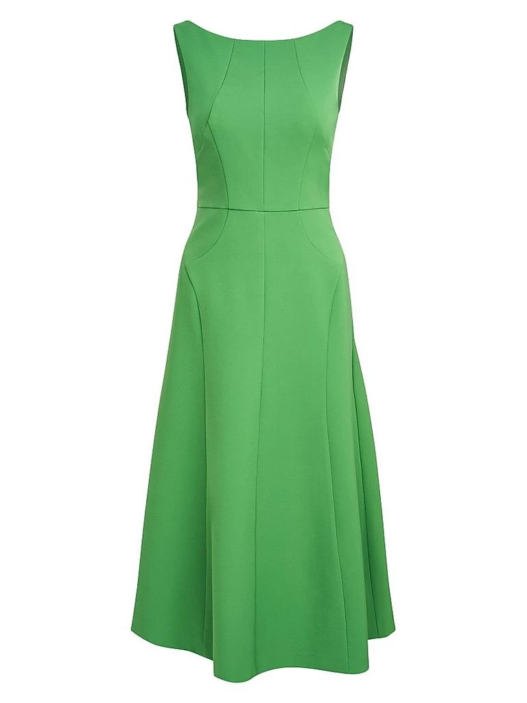 Kay Unger Amari Crpe Cocktail Dress - LUSH GREEN - 16 Kay Unger Amari Crpe Cocktail Dress - LUSH GREEN - 16