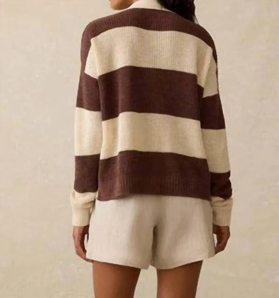 Faherty Faherty - Miramar Linen Polo Sweater 3