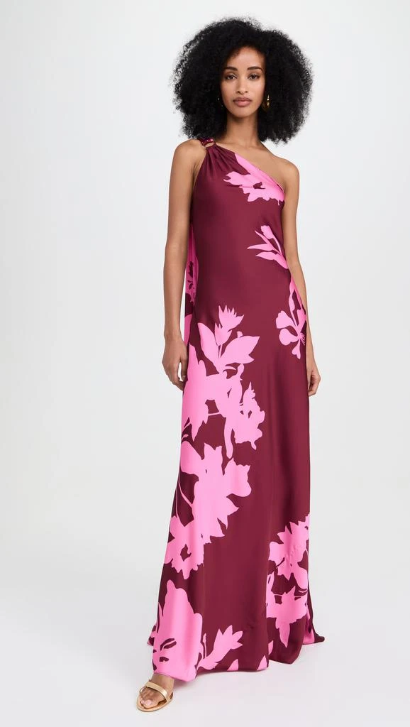 Hemant and Nandita One Shoulder Long Dress 6